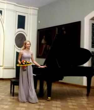 Anna Lipiak - 1243rd Liszt Evening, Silesian Piast Dynasty Castle in Brzeg 18th March 2017.<br> Photo by Grzegorz Niemczuk.